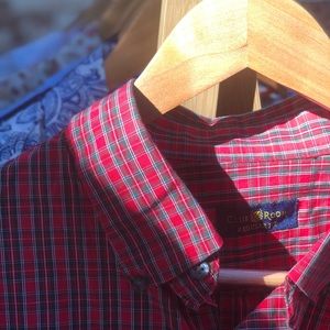 Plaid Club Room Dress Shirt